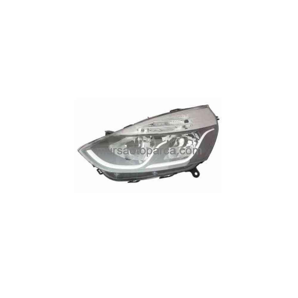 Clio İv Far Sol Hatchback Krom-Sıyah 12- 260608629R 