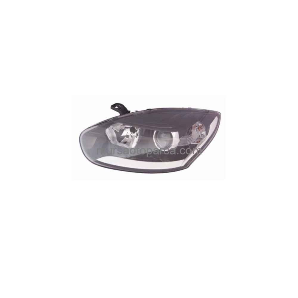 Megane İıı Far Sol Elec W/S Motorlu Siyah 14- 260601781R