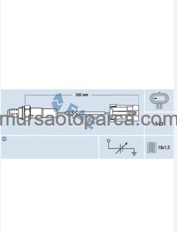 Astra F Corsa B Oksijen Sensörü 96-00 855332 