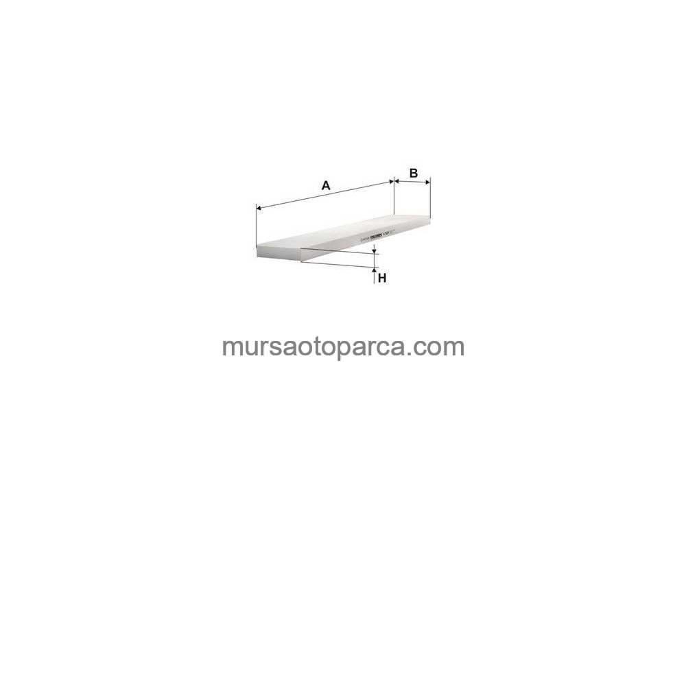 Sharan-Galaxy-Alhambra Polen Filtresi E919Lı/La226 Karbonsuz 96-10 Fılt K 1024 7M0819644
