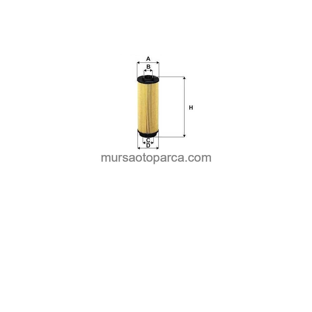 F20-F21-F22-F23-G20-G21-G28-F30-F31- Yağ Filtresi 14- Fılt Oe 672/10 11428583898 