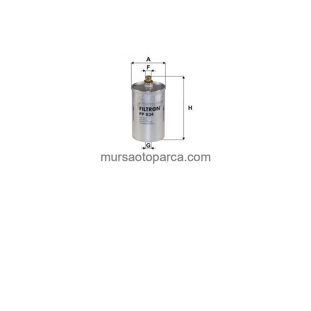 W124-W126-W140 Yakıt Filtresi Büyük H80Wk05 85-95 Fılt Pp 834 A0014778701 