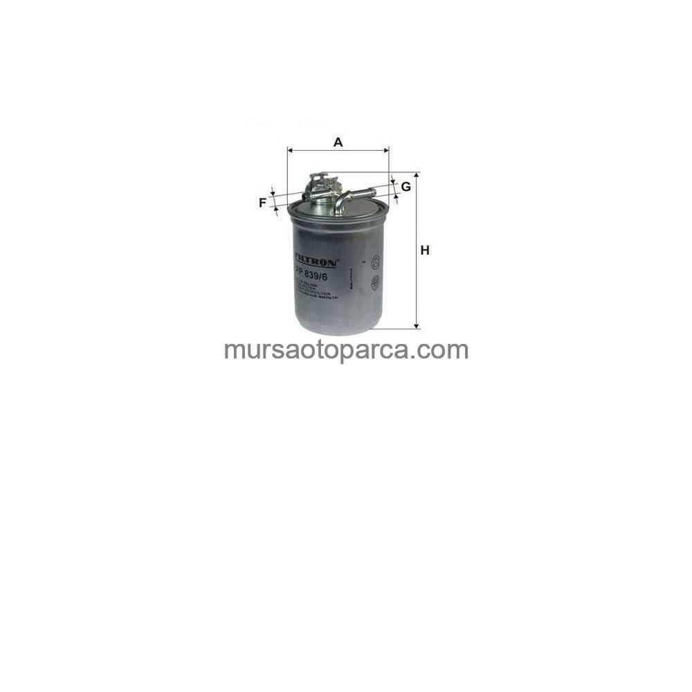 Sharan-Galaxy Yakıt Filtresi Kl476D/Fcs478 00-10 Fılt Pp 839/6 7M0127401A