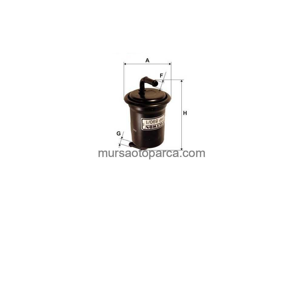 626 Gf Yakıt Filtresi 98-01 Fılt Pp 890/1 Fp34-13-480