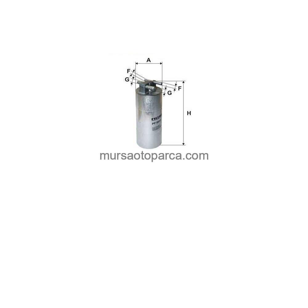 A6 Yakıt Filtresi Kl659/H335Wk 05-11 Fılt Pp 991/2 4F0127401H 