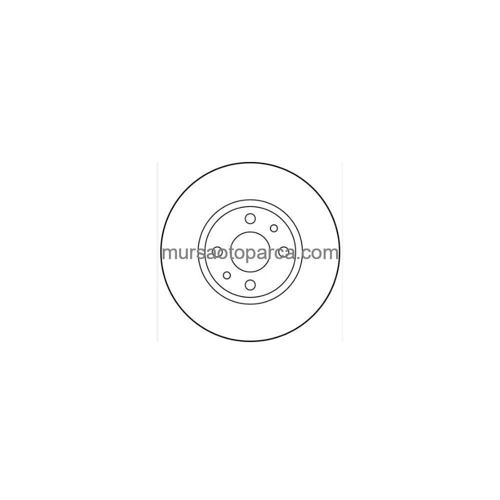 Linea/Bravo 2 /Bravo Van/Croma Fren Diski Arka Takım 251Mm Düz 07- 71738912 