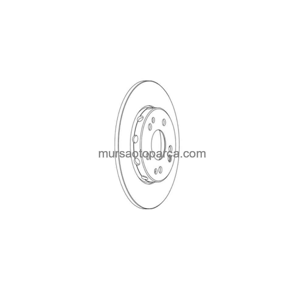 W124 Fren Diski Ön Takım 85-95 A1244211312