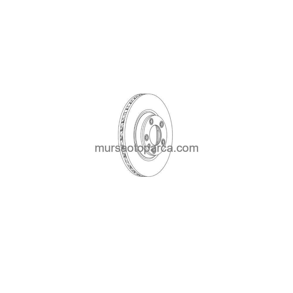Touareg-Q7-Cayenne Fren Diski Ön Sağ/Df4760S Adet Fiyat 04- 7L8615302