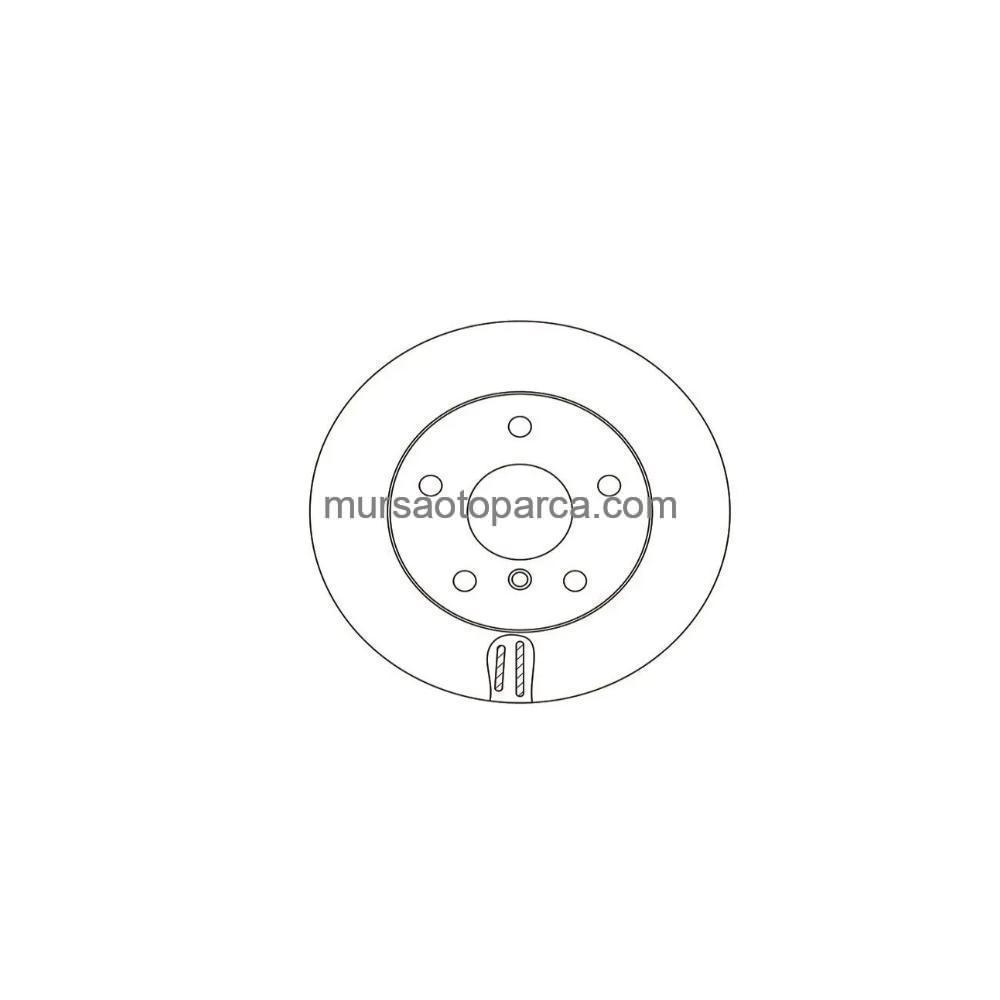 E81-87-87Lcı-82-90 Fren Diski Arka Takım 06- Frd Ddf1697 34216855008