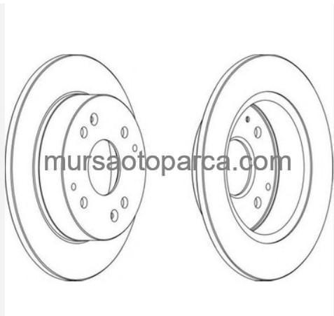 Accord 1996-1998 Euro Arka Fren Diski 42510Sn7000