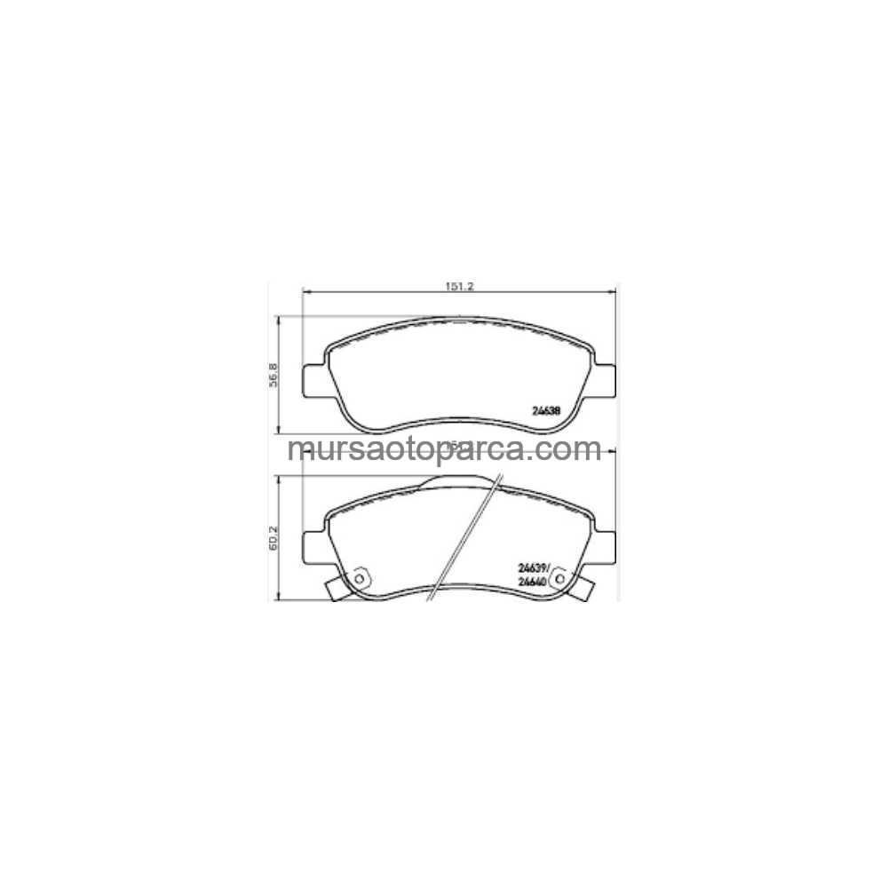 Crv Re Rm Ön Fren Balata 07-16 45022-Sww-G01