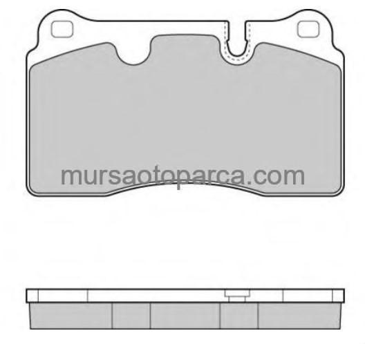 Lancer 2003-2007 Lancer 2008 Sonrası Asx 2010 Sonrası Ön Fren Balatası Mn102618