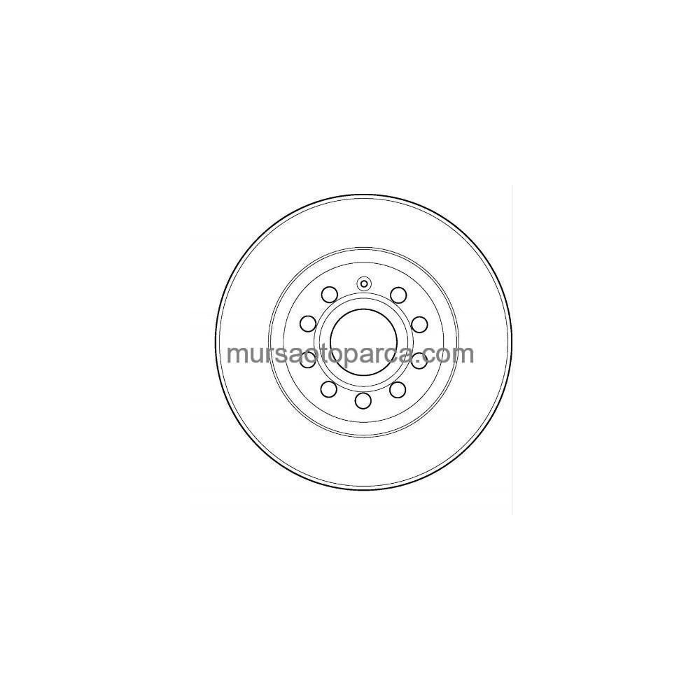 Golf5-Golf6-Jetta-A3-Leon Fren Diski Ön 04-13 1K0615301Ak 