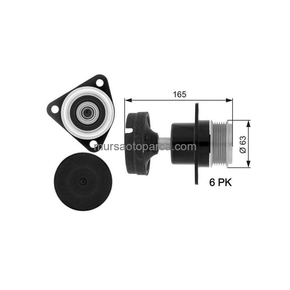 Connect/Focus Alternatör Şaftı 02- 5M5Q 10D310 Ab
