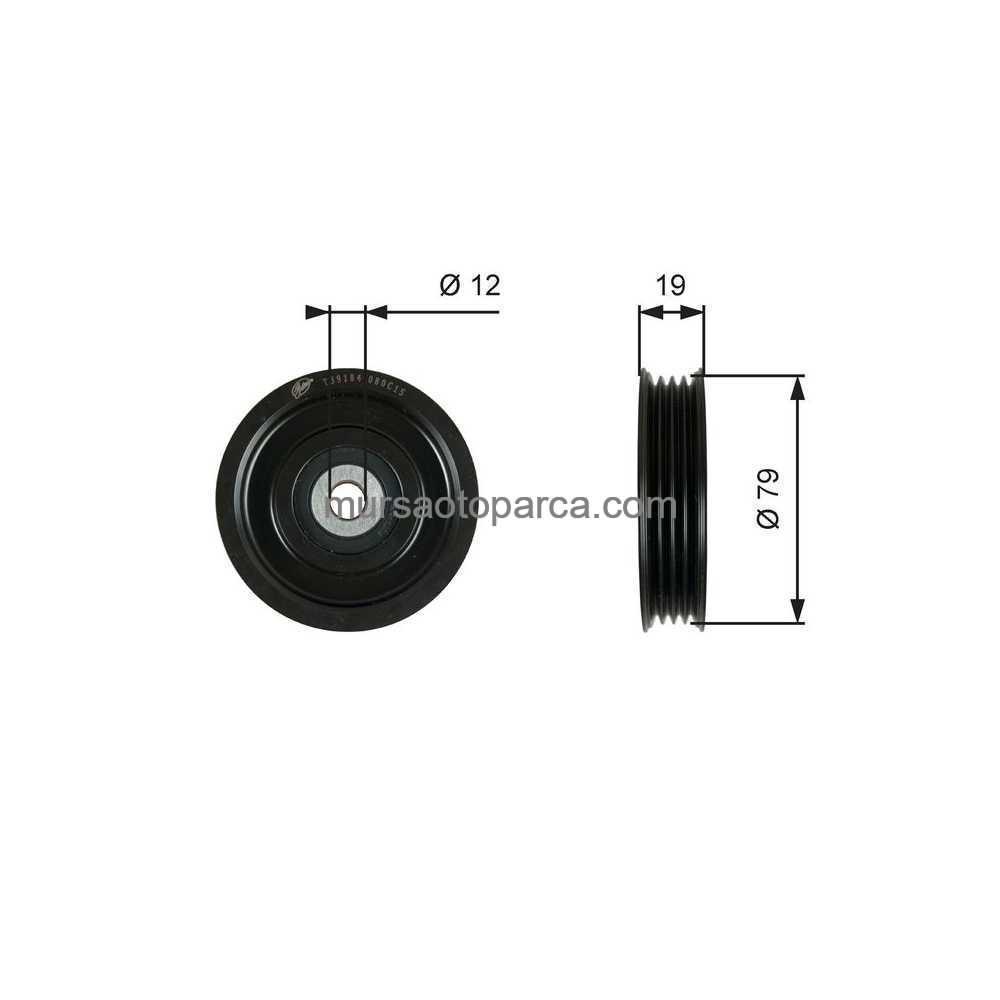 Navara D40 V Kayış Gergi Kasnağı 05-15 11927-Vc800