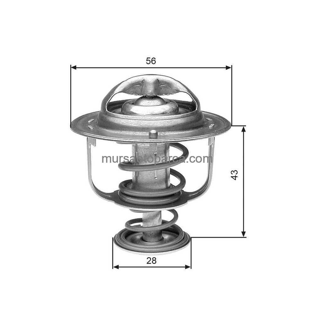 Chreysler-Mıtsubıshı Colt Termostat 00- Md328070