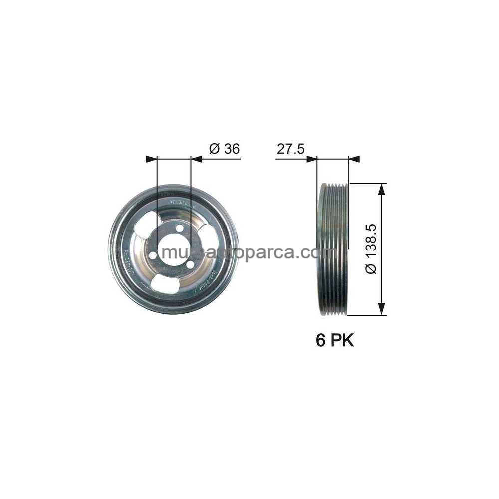 F20-F20 Lcı-F21-F21 Lcı-F30-F30 Lcı-F31-F35 Krank Kasnağı 08-18 11237638551