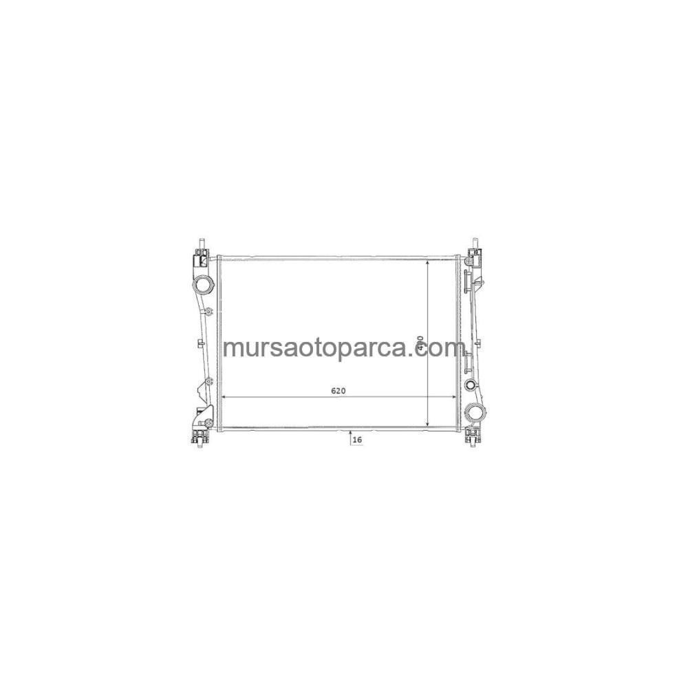 Doblo- -Bravo-Combo Su Radyatörü 10- 51812209 