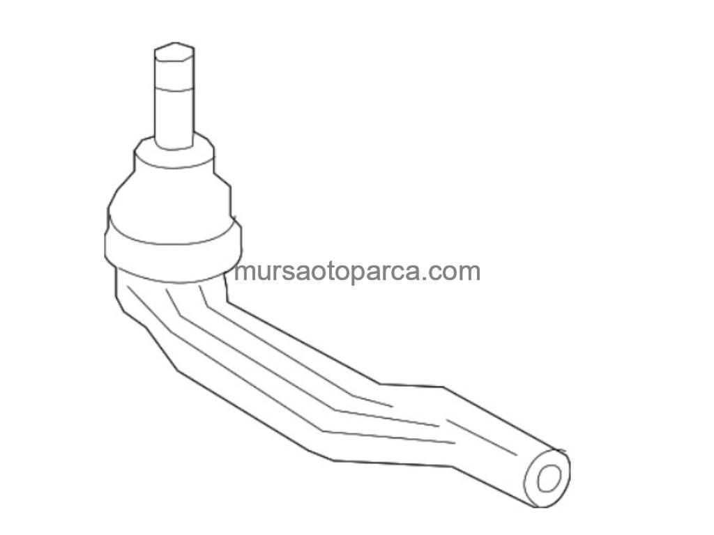 Mercedes W177-Cla 118 2018 Sonrası Sağ Rot Başı A1773308400
