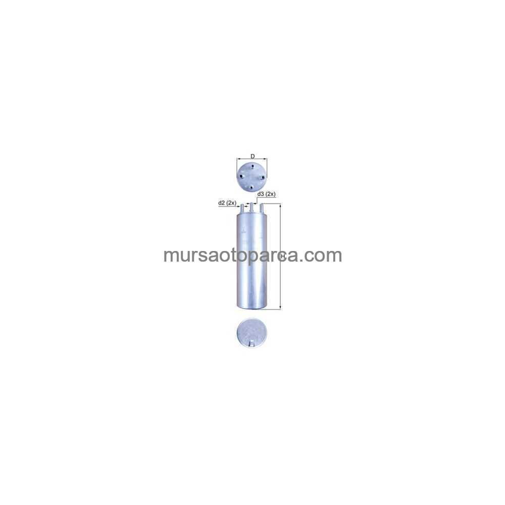 T5-Touareg Yakıt Filtresi 4 Çıkışlı/H207Wk02/Fcs709 04- 7H0127401B