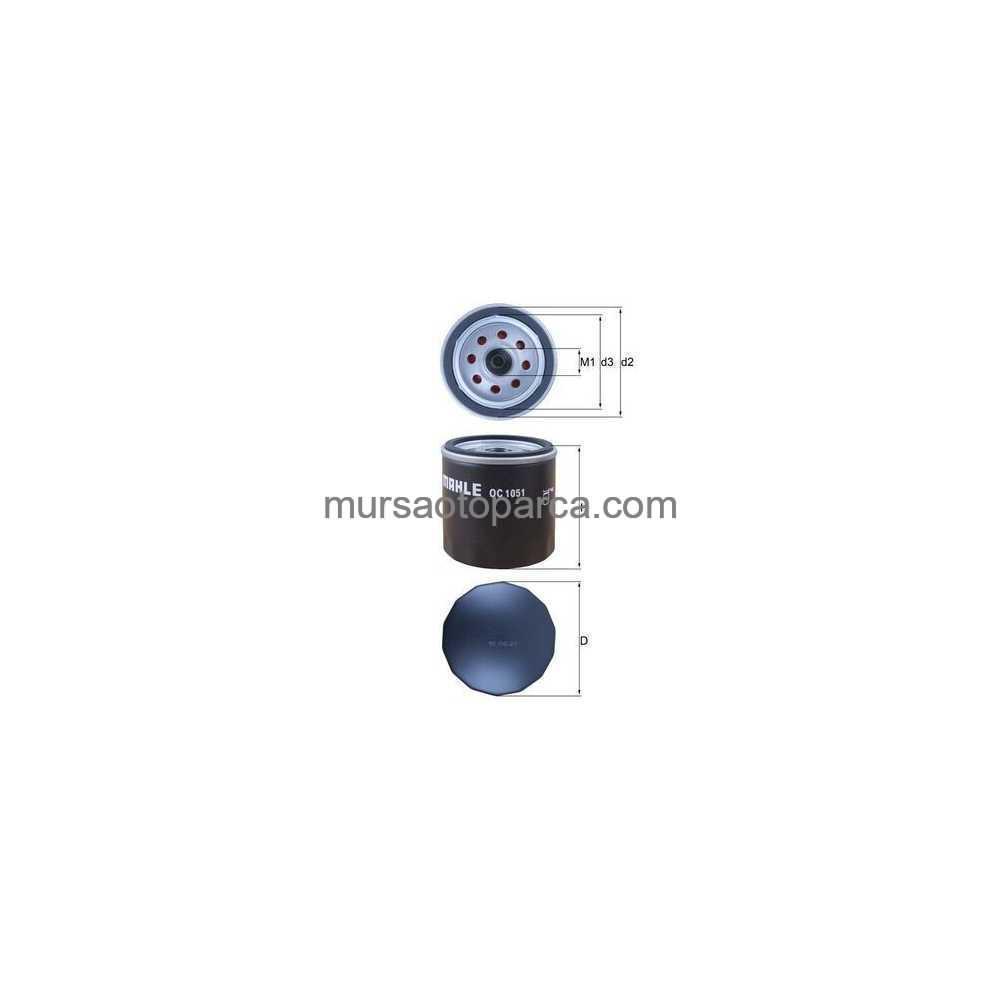 Focus/Mondeo/Fiesta/Mazda Yağ Filtresi 95- Em5G 6714 Aa