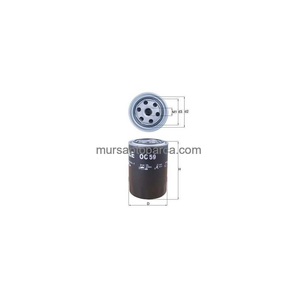 Pıck-Up D22 Terrano R20 2.7 Tdı 96-02 Yağ Filtresi 98-01 15208-43G00