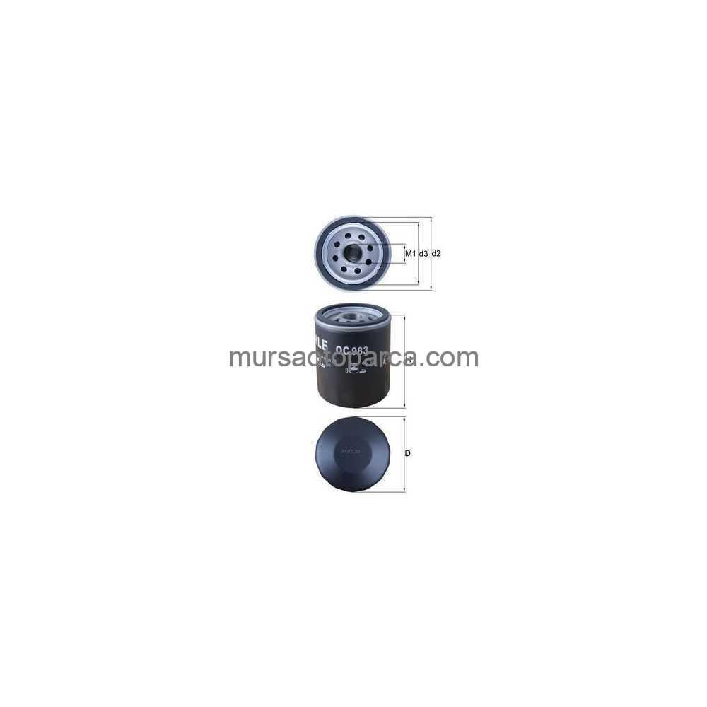 Marea/Palio/Brava/Bravo/Stilo-Alfa 145-146-147-156 Yağ Filtresi 96- 46805832