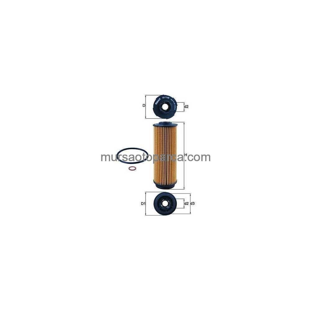 F20-F21-F22-F23-G20-G21-G28-F30-F31-F34- Yağ Filtresi 14- 11428583898