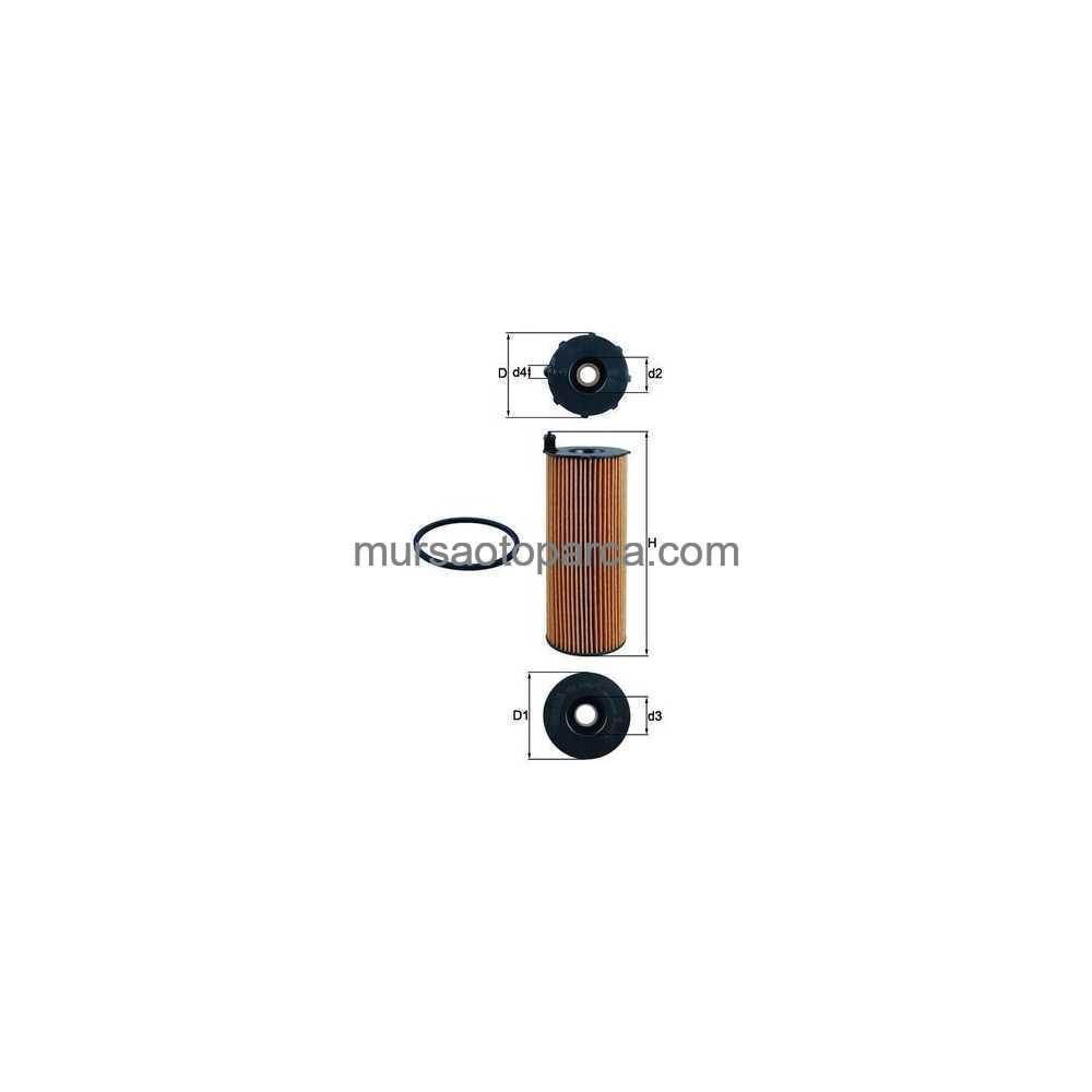 Touareg-Q7-Cayenne-A6 Yağ Filtresi E73Hd134/L382 04- 057115561L