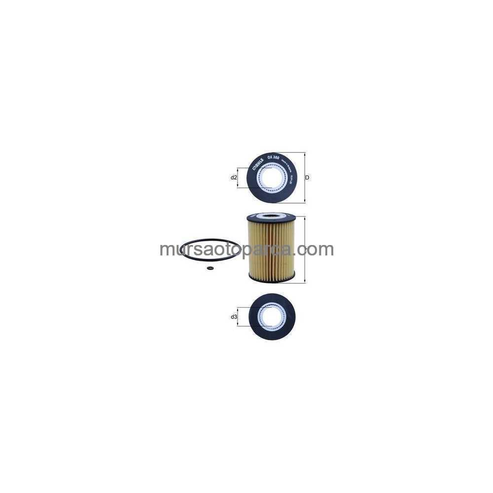 W211-219-221-164- Jeep- Chrysler Yağ Filtresi E71Hd141 05-16 Mhl Ox 380D A6421800009