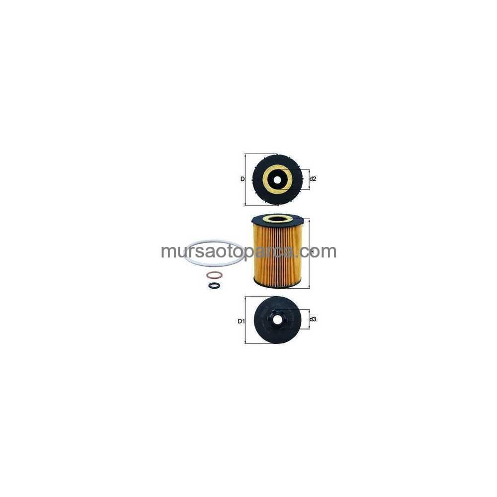 E60-E61-E63-E64-E65-E66-X5 E70 Yağ Filtresi 03-10 Mhl Ox 636D 11427542021