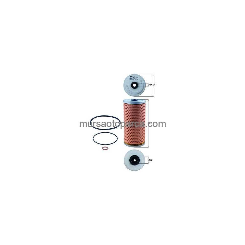 W140-129 Yağ Filtresi E153H D25 91-98 A1191800009 