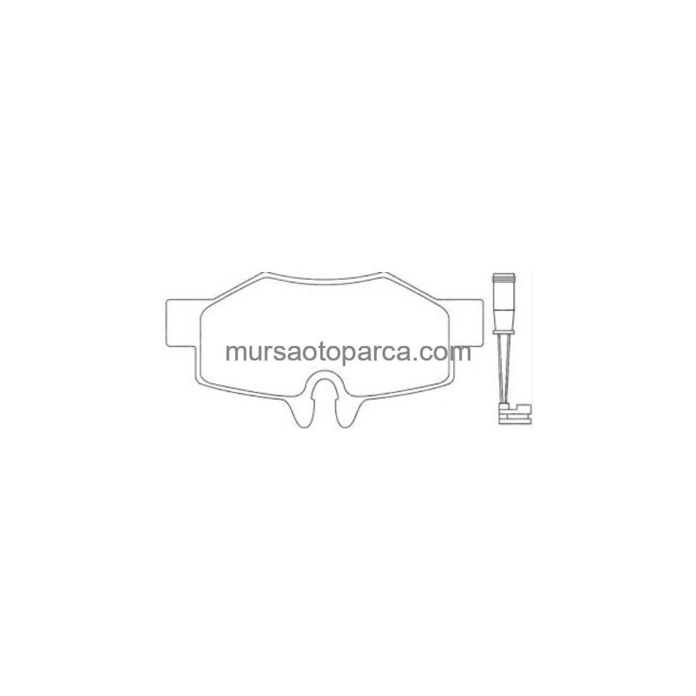 W639 Fren Balatası Arka 03-14 A0004216210
