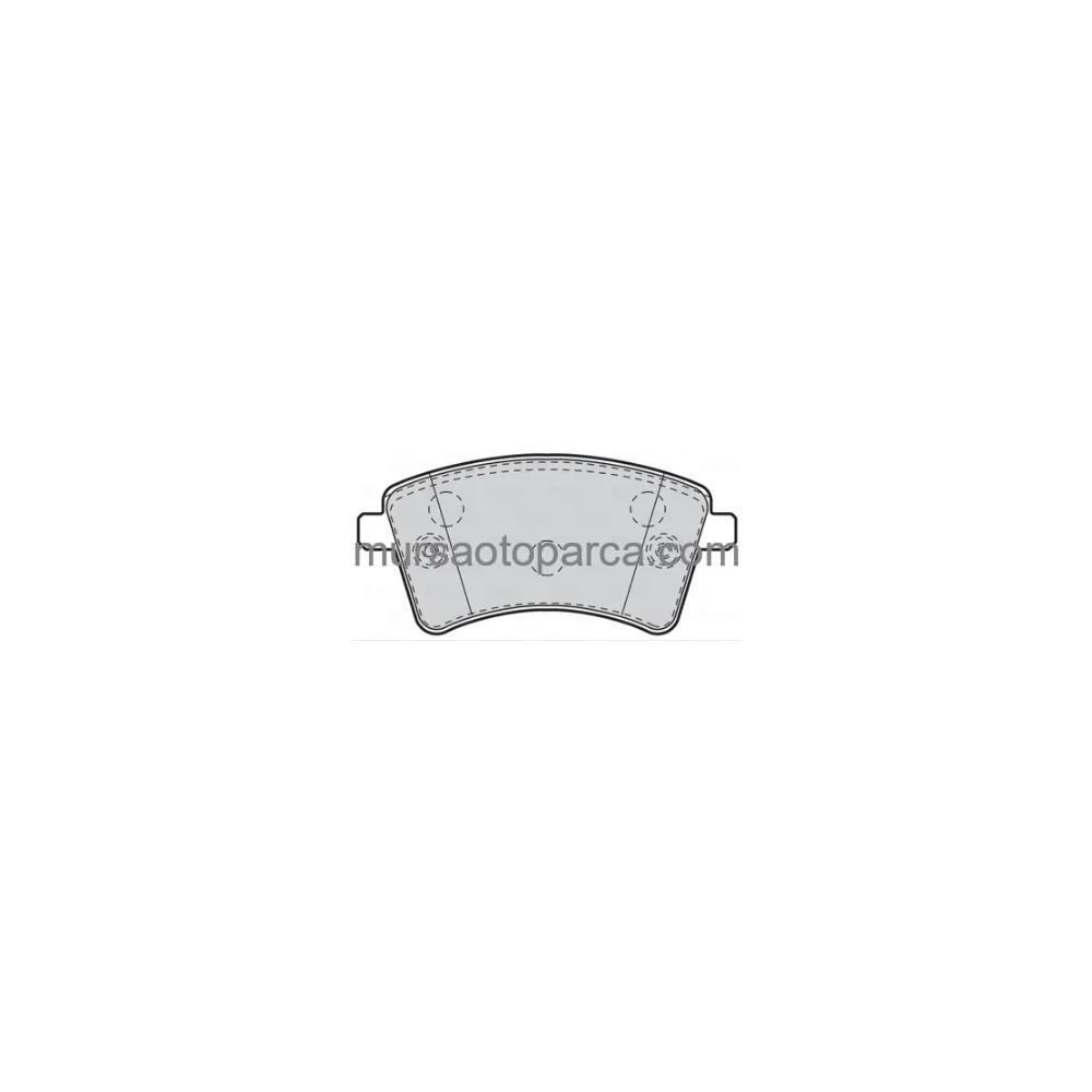 Kangoo -Mercedes-Benz/Jıtan Fren Balatası Ön 08- 410601334R