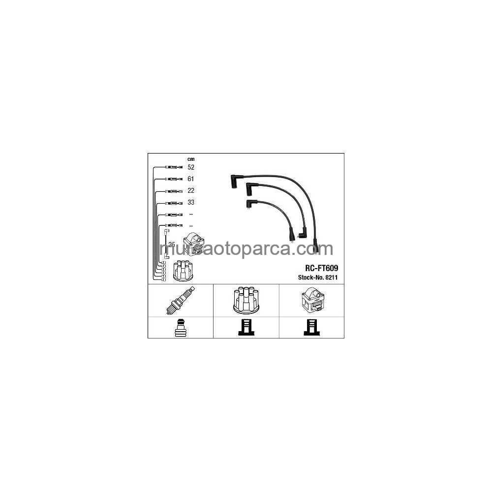 Tempra/Tıpo/Slx Buji Kablosu Karbüratörlü 92- 7716092