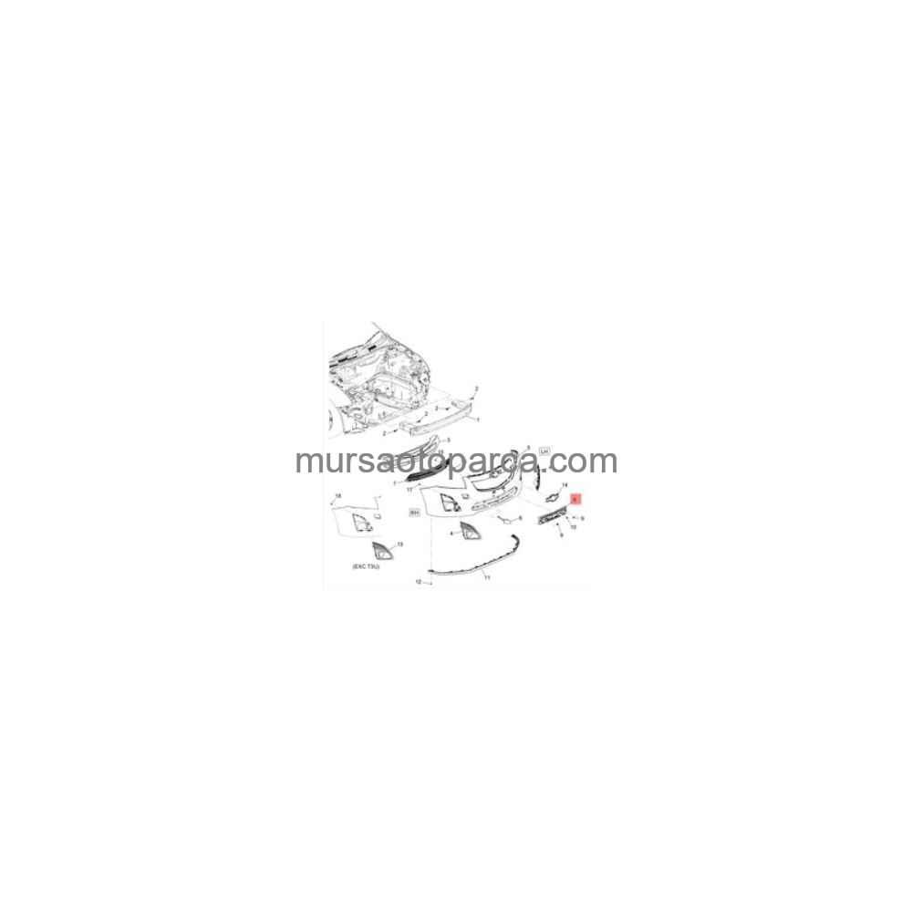 Cruze Ön Plakalık 09- 95333821