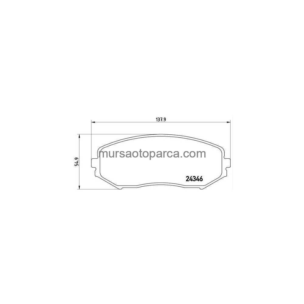 Grand Vitara Jt Td Ön Fren Balata 06-15 55200-65J11