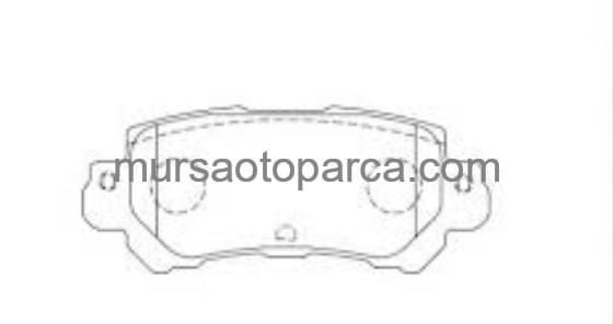 Cx5 2012-2014 Cx3 2015 Sonrası Arka Fren Balatası K0Y12648Zc 