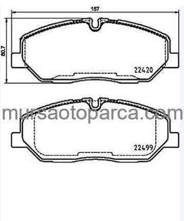 H350 Ön Fren Balatası 2015 Sonrası 5810159A00 
