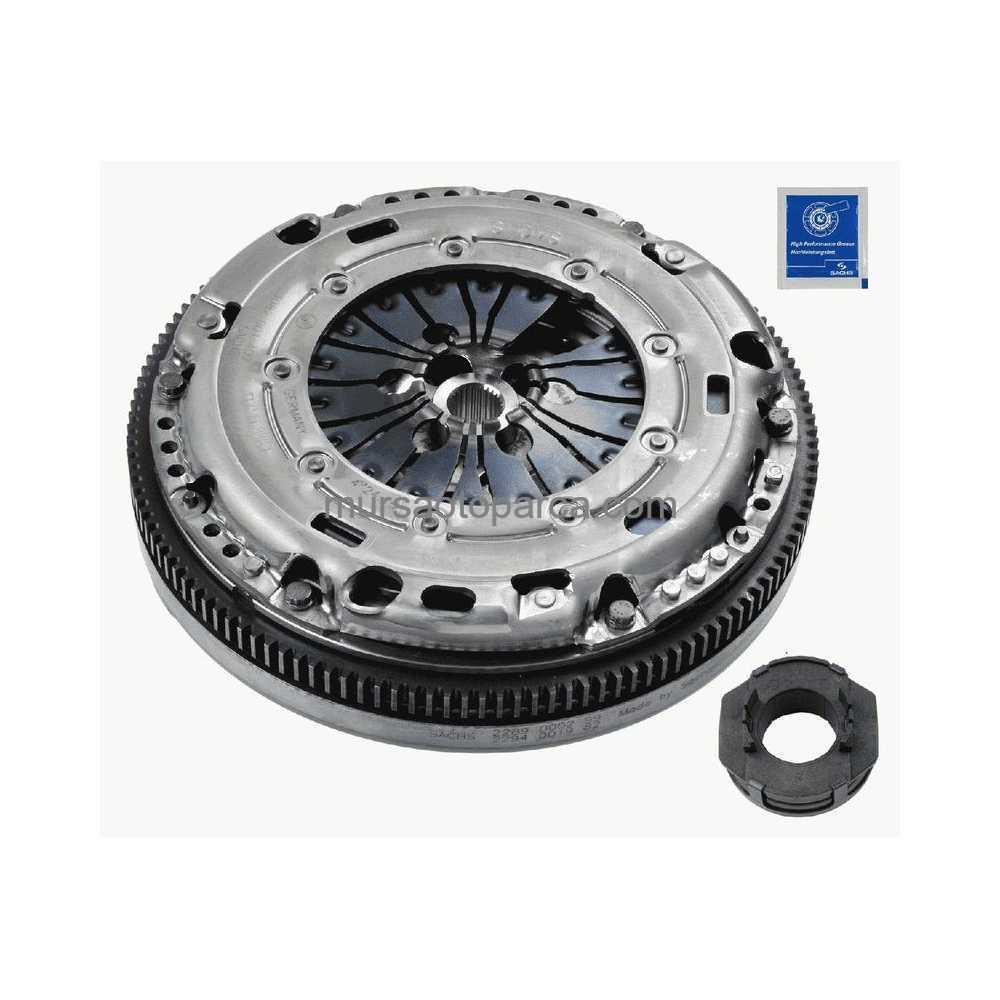 T5-Caddy-Golf5-Jetta-A3-Leon Volanlı Debriyaj Seti Set+Bilya 04- 03L105266E 