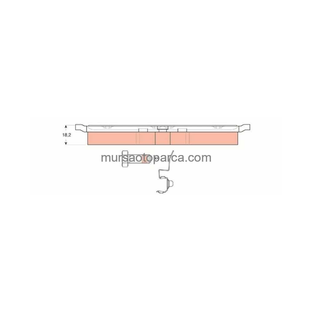 Range Rover Dıscovery - Sport - 3 - 4 Ön Fren Balata 03-13 Sfp500010