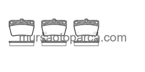 Rav4 2001-2005 Arka Fren Balatası 446642030
