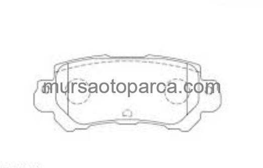 Cx5 2012-2014 Cx3 2015 Sonrası Arka Fren Balatası K0Y12648Zc 