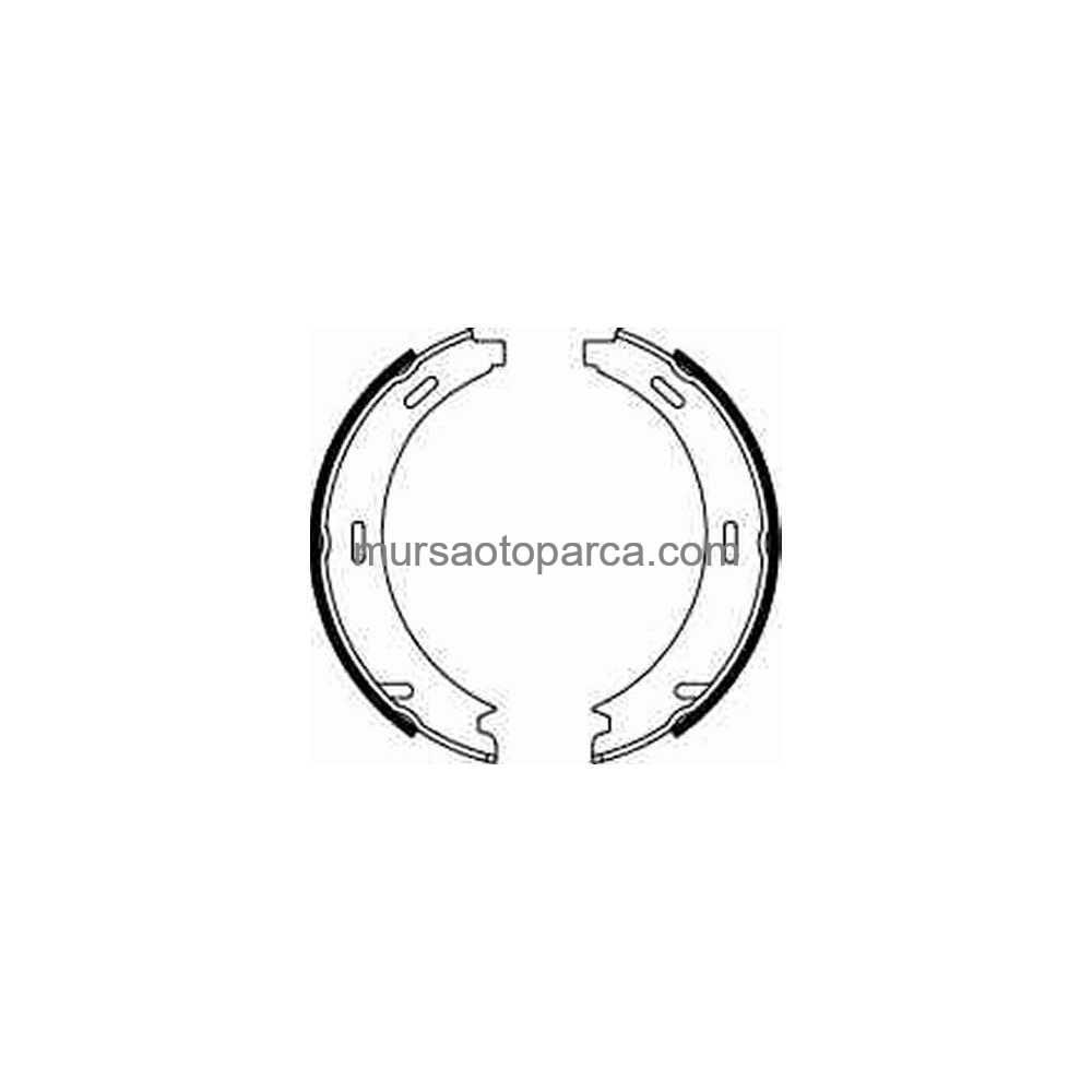 W124-201-202-210 El Fren Balatası 1984-2002 A1244200720 