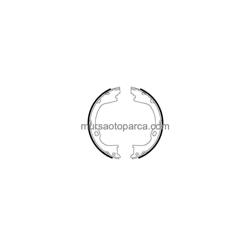 Jeep Cherokee-Wrangler-Chreysler Fren Balatası Arka Papuç Balata 06- 68003589Aa