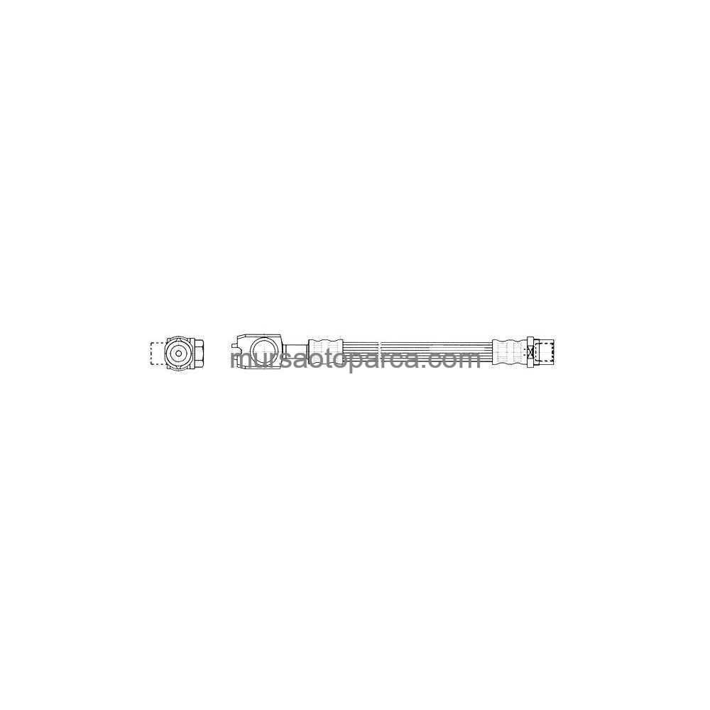 Passat-A4-A6 Fren Hortumu Arka 325 Mm 97-04 8E0611775C