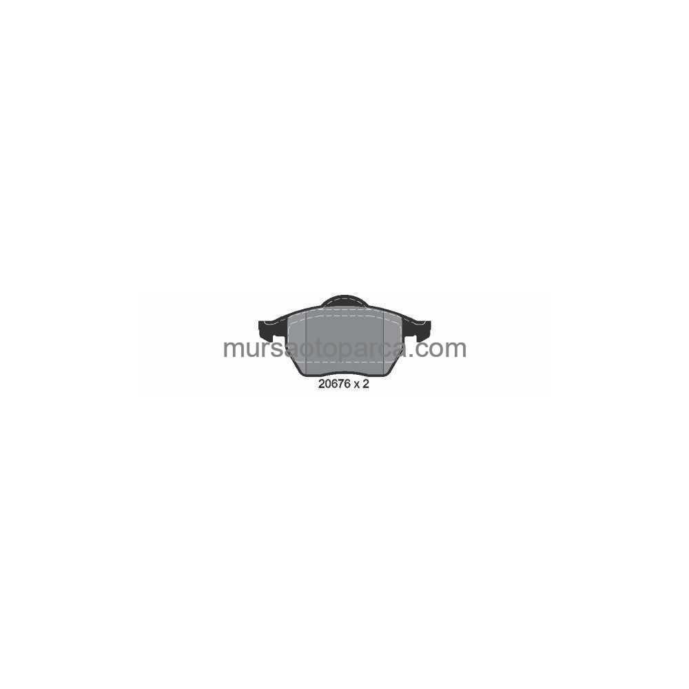 Passat-A4-A6 Ön Fren Balata Fdb1717/Gdb1307 97-04 4B0698151N
