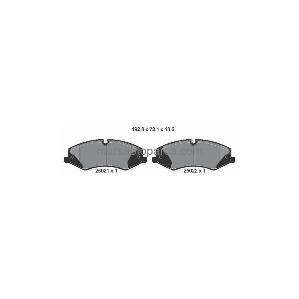 Land Rover Range Rover Dıscovery - Sport - V-Iv Ön Fren Balata 06-18 Lr021253
