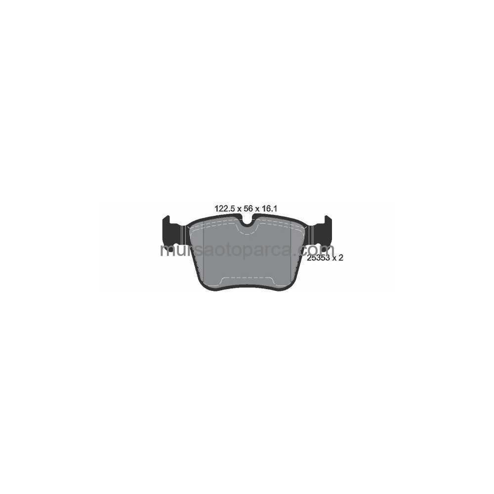 W205 Arka Fren Balata 13- A0004203602