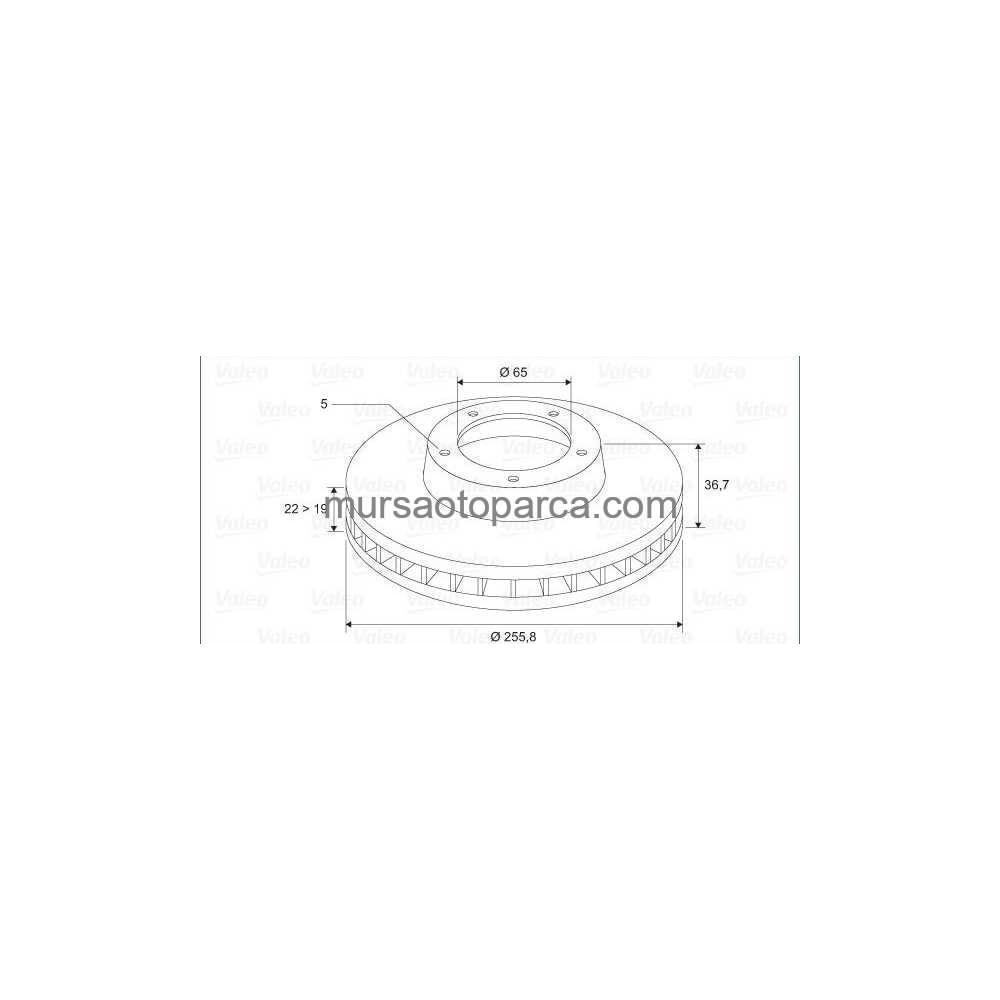 Golf4-Bora-A3-Toledo-Polo Fren Diski Ön Takım Fiyat 97- 1J0615301D 